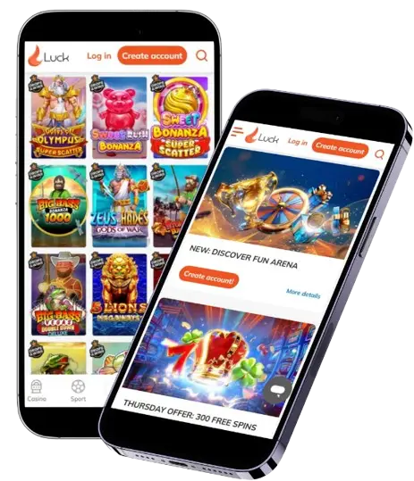 Luck Casino UK mobile